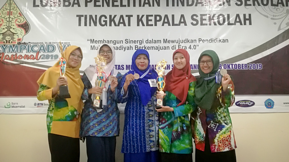 SMP Muhammadiyah 7 Yogyakarta Menyumbang Medali pada OlympicAD VI Nasional 2019